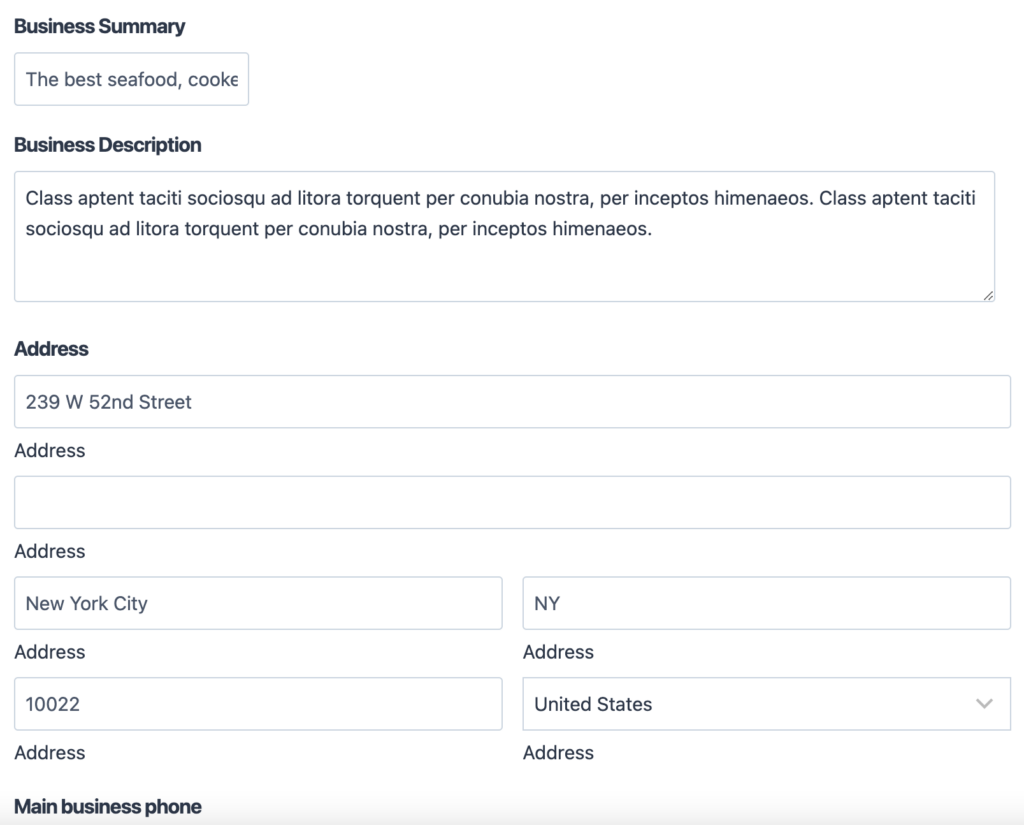 The Edit Entry Layout in GravityView, allowing users to edit their Gravity Forms entries on the front end